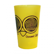 Customized cups 25/33cl 1 color printing D+6 working days