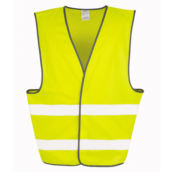 Gilet jaune de sécurité publicitaire