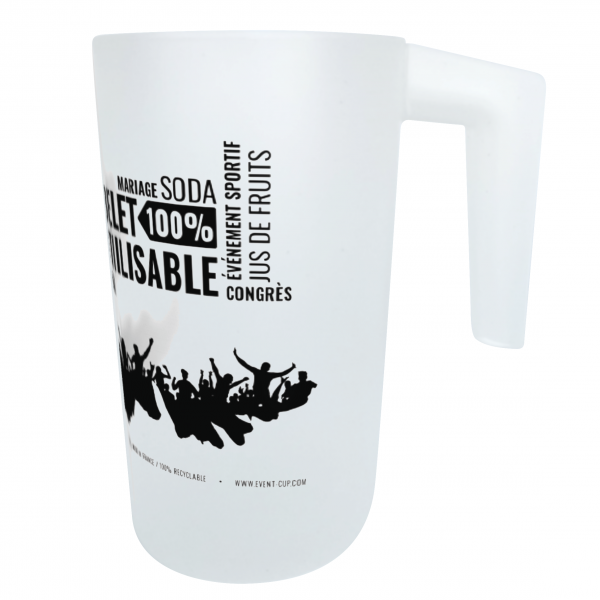 Pitcher without spout 1,6L 1 color printing D+10 working days