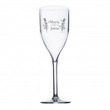 Flûte à champagne imprimée