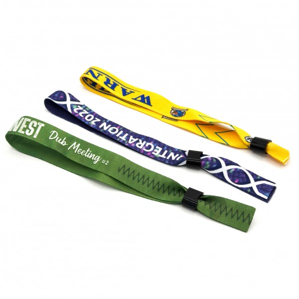 Bracelet textile imprimé en sublimation (digital/photo)