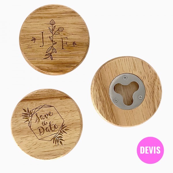 Décapsuleur en bois (sur devis)