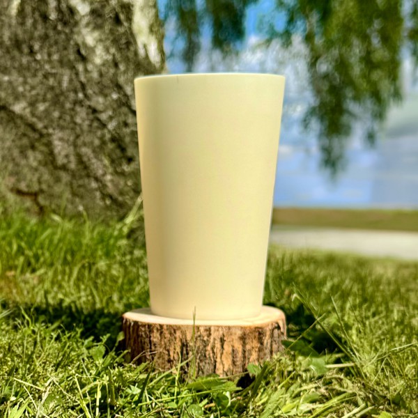 Gobelets compostables en matière végétale (PHA)