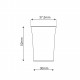 Vaso de chupito (3cl) de Tritan en blanco