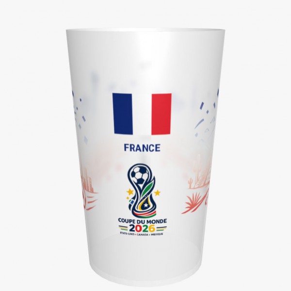 Gobelet équipe coupe du monde de football 2026
