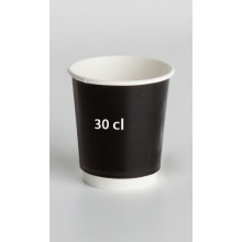 Bicchiere di cartone 30cl senza coperchio