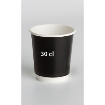 Vaso de Carton de 30cl sin tapa