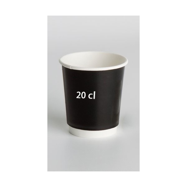 Vaso de Carton 20cl sin Tapa
